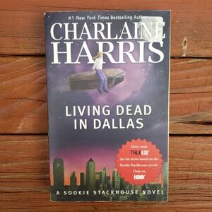 Living Dead In Dallas Paperback Book By Charlaine Harris -  (Slight Yellowing)